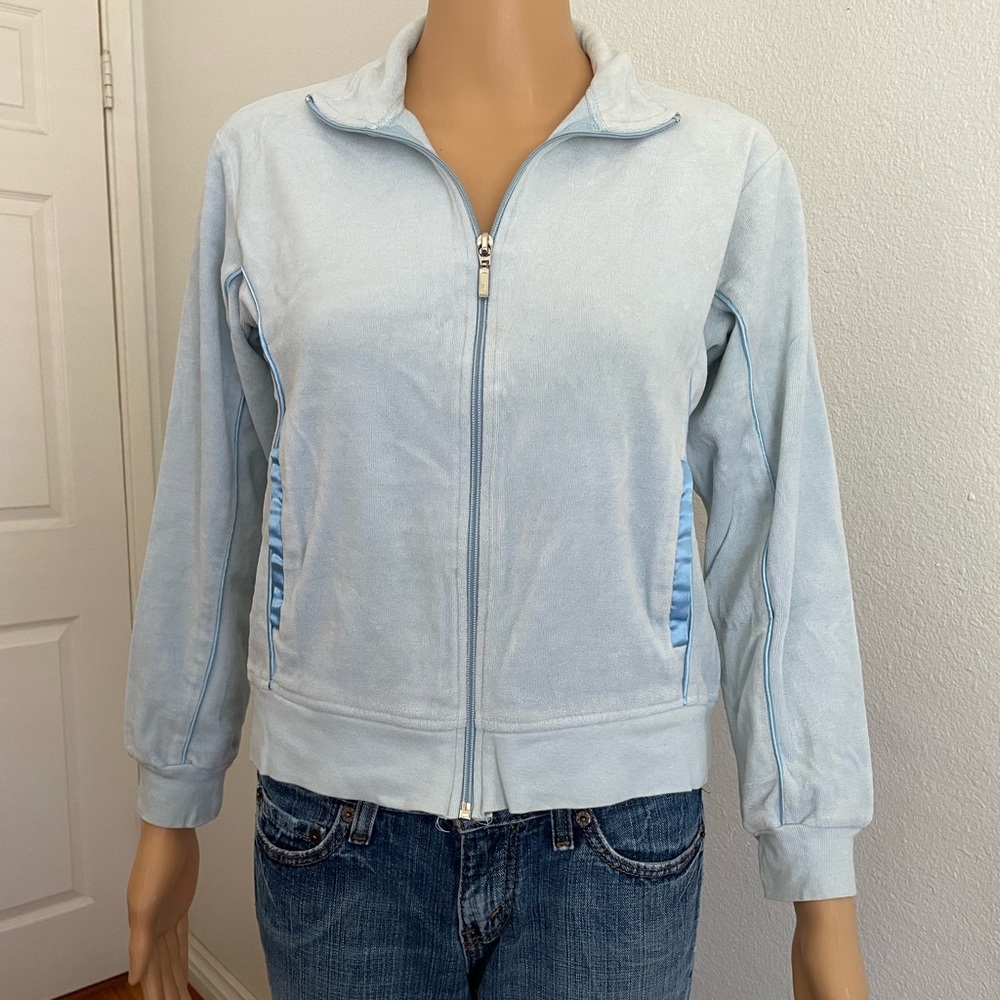 Kirsten Vintage Velvety Blue Jacket